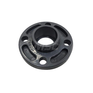 PRO-SOURCE 1" Pipe, 4-1/4" OD, PVC Socket Pipe Flange Schedule 80, Gray PS11FT5-08-0025 - 89492870