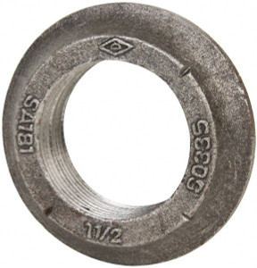 Made in USA 1-1/2" Pipe, 3" Diam x 3/32" Thick, Tank Flange with Pilot For Threaded Pipe, 2-1/4" Pilot Hole, 3/4" Overall Height, 2-3/8" Top Diam, Carbon Steel 60335 - 78649878