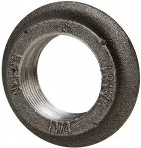 Made in USA 1-1/4" Pipe, 2-11/16" Diam x 3/32" Thick, Tank Flange with Pilot For Threaded Pipe, 2" Pilot Hole, 3/4" Overall Height, 2-1/8" Top Diam, Carbon Steel 60330 - 78649860