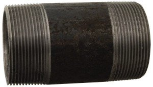 Made in USA Schedule 80, 2" Diam x 24" Long Black Pipe Nipple Threaded 03R2002400RTTM - 02993616