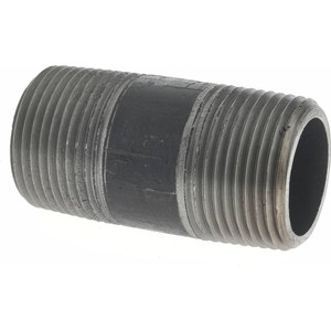 Value Collection Schedule 80, 1" Diam x 2-1/2" Long Steel Black Pipe Nipple Threaded 0310024 - 36996395