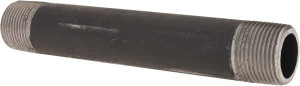 Value Collection Schedule 80, 3/4" Diam x 6" Long Steel Black Pipe Nipple Threaded 0306060 - 36996361
