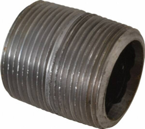Value Collection Schedule 80, 1-1/4" Diam Black Pipe Nipple Threaded 586-001XSBC - 93379766