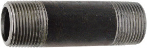 Value Collection Schedule 80, 3" Diam x 3" Long Black Pipe Nipple Threaded 0332644806 - 33859794