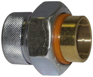 Legend Valve 3/4 Thread, T-571 Dielectric Union 3/4 FNPT Thread, 3/4 Sweat 301-104NL - 41990243
