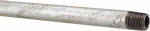 B&K Mueller Schedule 40, 1/8 x 12" Galvanized Pipe Nipple Threaded Steel 560-120HC - 62151576