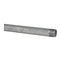 B&K Mueller Schedule 40, 1/2 x 36" Galvanized Pipe Nipple Threaded Steel 563-360HC - 62151840