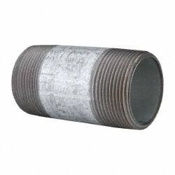 Value Collection Schedule 40, 1-1/2 x 3-1/2" Galvanized Pipe Nipple Threaded Steel 0214034 - 36994390