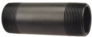 NIBCO 1-1/2" Pipe, 5" Long PVDF Threaded Plastic Pipe Nipple Schedule 80, Red CD03915 - 69991990