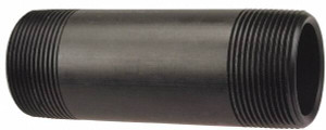 NIBCO 3/4" Pipe, PVDF Threaded Plastic Pipe Nipple Schedule 80, Red CD03805 - 70012620