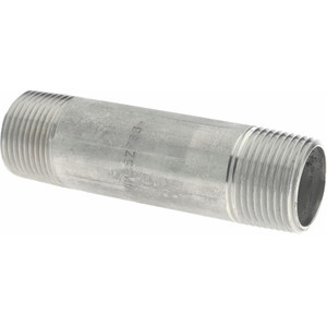 Merit Brass 3/4 x 3.5" 304/304L Stainless Steel Pipe Nipple Welded, Threaded, Schedule 40 4012-350 - 36903656