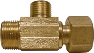 Anderson Metals 3/8" Tube OD x 3/8 Thread Brass Compression Tube Adapter Tee Female Comp x Comp x Comp Ends, 200 Max psi 750073-060606 - 55508584 Anderson Metals 3/8" Tube OD x 3/8 Thread Brass Compression Tube Adapter Tee Female Comp x Comp x Comp Ends, 200 Max psi 750073-060606 - 55508584
