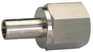 Ham-Let 1" Tube OD x 1 FPT Stainless Steel Compression Tube Adapter Tube Stub x FNPT Ends 3001359 - 86760154