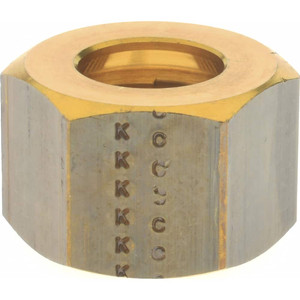 Legris 12mm Tube OD Brass Compression Tube Nut Comp Ends, 320 Max psi, -40 to 210°F 0110 12 00 - 03751955