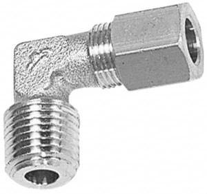 Legris 10mm Tube OD x 1/2 BSPT Brass Compression Tube Male Elbow Comp x MBSPT Ends, 330 Max psi, -40 to 210°F 0109 10 21 - 03751625