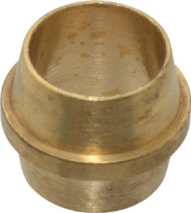 Parker Hannifin 1/4" Tube OD Brass Compression Tube Sleeve Comp Ends, 150 Max psi, -40 to 200°F 60NTA-4 - 87871778