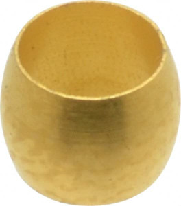 Parker Hannifin 1/4" Tube OD Brass Compression Tube Sleeve Comp Ends, 400 Max psi, -65 to 250°F 60AB-4 - 87870721