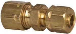 Parker Hannifin 5/8 x 3/8" Tube OD Brass Compression Tube Union Comp x Comp Ends, -65 to 250°F 62CA-10-6 - 63034235 Parker Hannifin 5/8 x 3/8" Tube OD Brass Compression Tube Union Comp x Comp Ends, -65 to 250°F 62CA-10-6 - 63034235