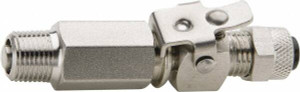 Parker Hannifin 1/4" Tube OD x 1/8-27 MPT Stainless Steel Compression Tube Single End Shutoff Pipe Coupler Comp x MNPT Ends, 150 Max psi, 1/2" Hex 398PSS-4-2 - 03837226