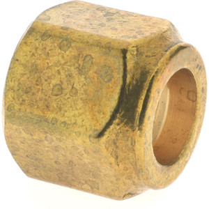 CerroBrass 3/4" Tube OD 45° Brass Flared Tube Refrigeration Nut Compression Ends P-NS4-12 - 36984201