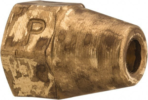 Parker Hannifin 1/8" Tube OD x 5/16-24 UNF 45° Brass Flared Tube Short Nut Flare Ends 41FS-2 - 62249883