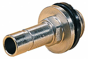 Norgren 1/4 BSPP Nickel Plated Brass Push-to-Connect Tube Male Stem Connector 260 Max psi, Stem to Male Connection, Nitrile O-Ring, 0 to 175°F Working Temp 102150628 - 08036543