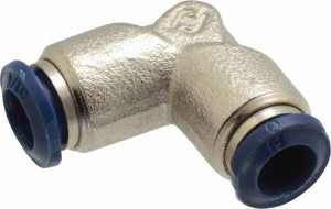 Value Collection 1/4" Outside Diam, Nickel Plated Brass Push-to-Connect Tube Union Elbow 250 Max psi, Tube to Tube Connection, Buna O-Ring 2555901465PRO - 89911598