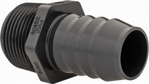 Value Collection 1" Barb, 1 MIPT, Multiple Barbed Tube Adapter PVC, Male 1436-010 - 37004298