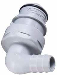 CPC Colder Products Polypropylene Push-to-Connect Tube Male Connector 60 Max psi, 3/4" Inside Diam, Gray HFCD231212 - 05849468
