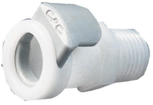 CPC Colder Products 3/8" Outside Diam, 3/8 NPT, Acetal Push-to-Connect Tube Female Connector 120 Max psi, White 45700 - 85148906