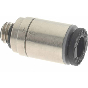 Legris 5/32" Outside Diam, 10-32 UNF, Nickel Plated Brass Push-to-Connect Tube Male Connector 290 Max psi 3171 04 20 - 06475750