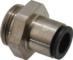 Legris 8mm Outside Diam, 3/8 BSPP, Nickel Plated Brass Push-to-Connect Tube Male Connector 290 Max psi 3101 08 17 - 48680722