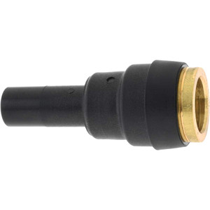 Parker Hannifin Plastic Push-To-Connect Tube Fittings, Type: Stem Adapter, Tube Outside Diameter (Inch): 5/8 x 1/2, Maximum Working Pressure (psi): 250.00, Material: Nylon/Brass/Buna 37PTCSP-10-8 - 13020391