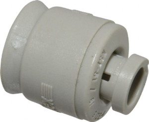 Parker Hannifin 1/4" Outside Diam, Acetal Push-to-Connect Tube Cap 300 Max psi, Tan A4CAP-MG - 71885024