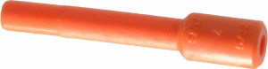SMC Pneumatics 5/32" OD, Brass/Polybutylene Push-to-Connect Plug 150 Max psi, Orange KQ2P-03 - 67280370