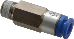 SMC Pneumatics 6mm OD, R(PT) 1/8 Thread, Brass/Polybutylene Push-to-Connect Male Connector 145 Max psi KCH06-01S - 09041823 SMC Pneumatics 6mm OD, R(PT) 1/8 Thread, Brass/Polybutylene Push-to-Connect Male Connector 145 Max psi KCH06-01S - 09041823