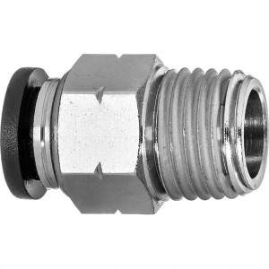 USA Sealing 6mm OD, NPT Male, Nylon Push-to-Connect Male Connector 150 Max psi, Black ZUSA-TF-PTC-22 - 00005041 USA Sealing 6mm OD, NPT Male, Nylon Push-to-Connect Male Connector 150 Max psi, Black ZUSA-TF-PTC-22 - 00005041