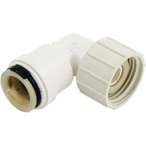 Watts Plastic Push-To-Connect Tube Fittings, Type: Swivel Elbow, Tube Outside Diameter (mm): 12.7 x 19.05, Tube Outside Diameter (Inch): 1/2 x 3/4, Maximum Working Pressure (psi): 200.00, Material: Polysulfone, Thread Type: CTS 0959293 - 98946387