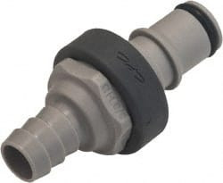 CPC Colder Products 3/8" Nominal Flow, Male, Nonspill Quick Disconnect Coupling 120 Max psi, 32 to 160°F, Polypropylene Coupling NS4D22006 - 05676267