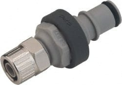 CPC Colder Products 1/4" Nominal Flow, Male, Nonspill Quick Disconnect Coupling 120 Max psi, 32 to 160°F, Polypropylene Coupling NS4D20006 - 66504374