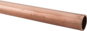 Mueller Industries 10 ft. Long, 5/8" OD x 1/2" ID, Grade C12200 Copper Water (K) Tube 0.049" Wall Thickness, 0.343 Ft/Lb KH04010 - 77775898