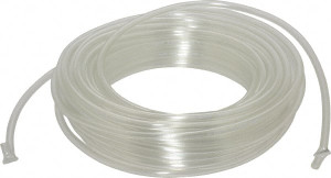 Made in USA 1/8" ID x 1/4" OD, 1/16" Wall Thickness, 50 ft. Long, Tygon Tube Clear, 56 Max psi, 64 Hardness 547468 - 48521066