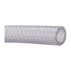 Made in USA 3/8" ID x 0.6" OD, 0.113" Wall Thickness, Cut to Length (100 ft. Standard Length) PVC Tube Clear, 265 Max psi, 80 Shore A Hardness SOH-005-7 - 48460059
