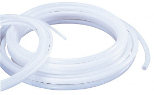 Made in USA 5/16" ID x 9/16" OD, 1/8" Wall Thickness, Cut to Length (100 ft. Standard Length) Ester Urethane Tube Natural, 100 Max psi, 85 Shore A Hardness 39011 - 74205600