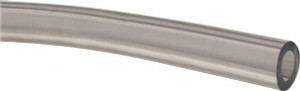 Made in USA 3/8" ID x 5/8" OD, 1/8" Wall Thickness, Cut to Length (50 ft. Standard Length) Plastic Tube Clear, 14 Max psi, 63 Hardness 509377 - 48523674