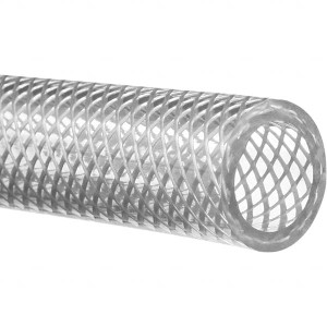 USA Sealing 3/4" ID x 1" OD, 25 ft. Long, PVC Reinforced (FDA) Tube Clear, 150 Max psi, -50 to 150°F ZUSA-HT-45 - 26032714