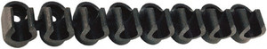 Legris 5/32 Hose OD, Clip Strip Black, 8 Slots, 3-5/16" OAL, For Use With Tubes Clip 04 00 - 68934975