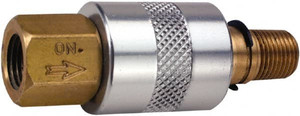 ARO Fluid Management 1/4" Pipe, Compression x MNPT, Brass Standard Slide Valve 200 Max psi, Brass Sleeve 600-2 - 31798937
