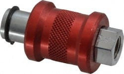 Legris 1/8" Pipe, FNPT x FNPT, Nickel Plated Brass Standard Slide Valve 230 Max psi, Anodized Aluminum Sleeve 0660 04 11 - 60471554