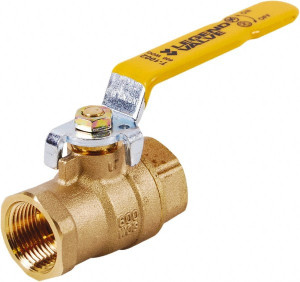 Legend Valve 1" Pipe, Full Port, Brass UL, CSA, FM, NSF Approved Ball Valve 2 Piece, FIP x FIP Ends, Lever Handle, 600 WOG, 150 WSP 101-065 - 49109655